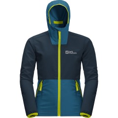 Jack Wolfskin Softshelljacke TURBULENCE fur Madchen (recycelt) Куртка софтшелл TURBULENCE для девочки (переработанная)