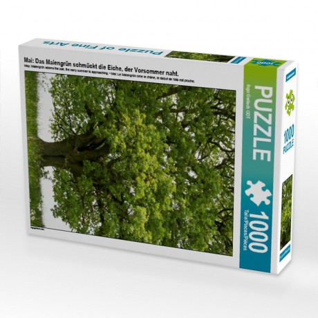 CALVENDO Puzzle CALVENDO Puzzle Mai: Das Maiengrun schmuckt die Eiche Пазл CALVENDO Puzzle May: Майская зелень украшает дуб
