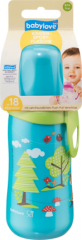 babylove sportflasche, türkis Дорожная Бутылочка для Ребенка с Надежной Крышкой и Креплением Синяя, 330ml, 1 шт