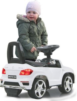 Jamara Rutscher Mercedes GL63AMG weiss Райдер Mercedes GL63AMG белый