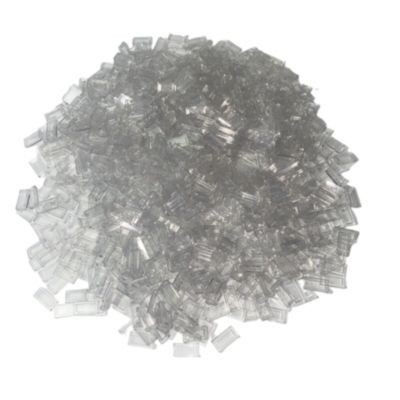 LEGO LEGO 1x2 Fliesen transparent - 50 Stuck - Trans tile 3069b Плитки LEGO 1x2 прозрачные - 50 штук - Trans tile 3069b