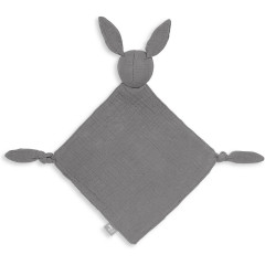 jollein Schmusetuch bunny ears storm grey Одеяло заячьи ушки штормово-серые