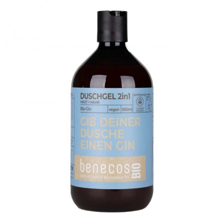 benecos Gin Duschgel 2in1 Haut+Haar Джин гель для душа 2в1 кожа+волосы