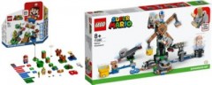 LEGO Super Mario 2er Set: 71360 Abenteuer mit Mario - Starterset + 71390 Reznors Absturz - Erweiterungsset Набор Super Mario из 2 штук: 71360 Adventures with Mario Starter Set + 71390 Дополнительный набор Reznor&amp;#39;s Crash