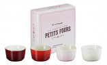 Le Creuset LE CREUSET Mini-Formchen 4-tlg. PETITS FOURS multicolour Мини-формочки LE CREUSET 4 шт. ПЕТИ ФУРС