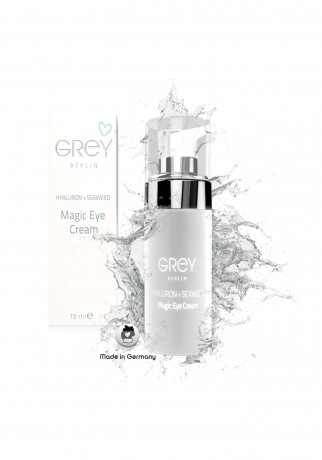 GREY Berlin GREY Berlin Augencreme vegan Hyaluron + Seaweed Magic Eye Cream MADE IN GERMANY GRAY Berlin крем для глаз веганский гиалурон + крем для глаз с морскими водорослями СДЕЛАНО В ГЕРМАНИИ