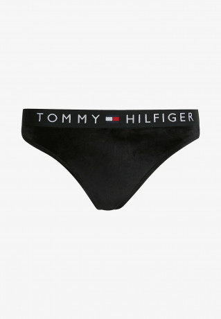 Tommy Hilfiger VELOUR Thong black ВЕЛОР стринги черный