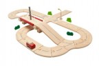 PLANTOYS Planworld Strassensystem aus Holz Autospielesets Дорожная система Planworld из деревянных автомобильных наборов