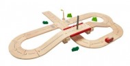 PLANTOYS Planworld Strassensystem aus Holz Autospielesets Дорожная система Planworld из деревянных автомобильных наборов
