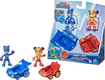 Hasbro PJ Masks Catboy vs An Yu Fahrzeuge Battle-Pack Vorschulspielzeug PJ Masks Catboy vs An Yu Vehicles Battle Pack Дошкольная игрушка