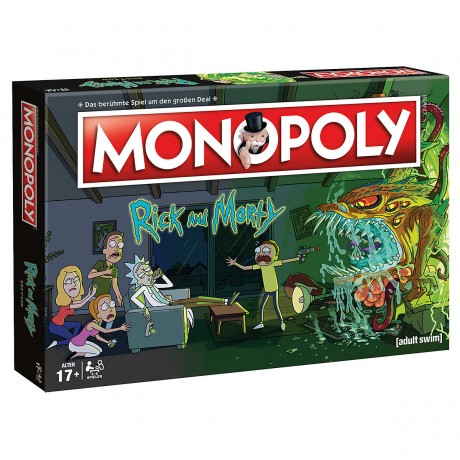 Winning Moves Monopoly Rick and Morty deutsch Монополия Рик и Морти Герман
