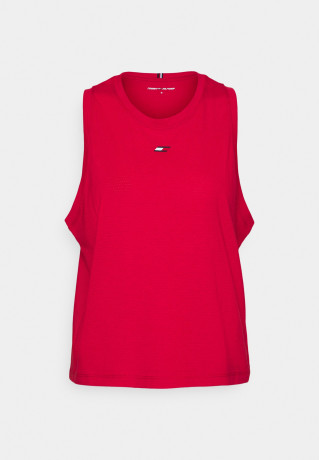 Tommy Hilfiger RACER TANK Top primary red ГОНОЧНЫЙ БАК Верх первичный красный