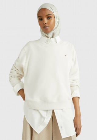 Tommy Hilfiger TERRY C-NK Sweatshirt ecru TERRY C-NK Толстовка экрю