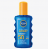 Nivea UV Dry Protect Sport Transparentes Spray LSF 50 UV Dry Protect Sport Прозрачный спрей SPF 50