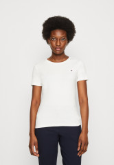 Tommy Hilfiger SLIM CODY  Print T-shirt ecru SLIM CODY Футболка с принтом экрю