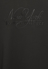 Tommy Hilfiger REG TRIM HOOD SHORT DRS Jumper dress black REG TRIM HOOD SHORT DRS Платье-джемпер черный