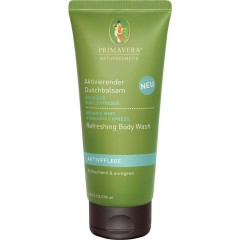 Primavera (Примавера)  Aktivpflege Bio Minze &amp; Zypresse Aktivierender Duschbalsam Бальзам для душа, 200 мл