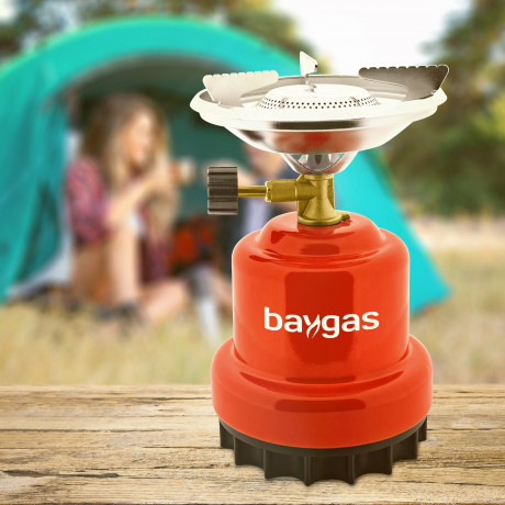 baygas baygas Gaskocher Campingkocher/Gaskocher aus Metallkorper Rot,1- Flammig fur Outdoor  газовая плита Baygas походная печь/газовая плита из металлического корпуса красного цвета, 1 пламя для использования на открытом воздухе