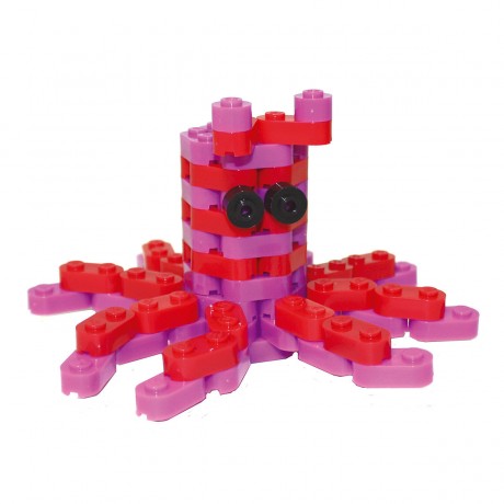 Acti Builders flexible Steckbausteine 730 Teile Steckbausteine гибкие вставные блоки 730 шт. вставных блоков