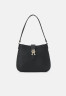 Tommy Hilfiger PLUSH SHOULDER BAG Handbag black ПЛЮШЕВАЯ СУМКА НА ПЛЕЧО сумочка черный