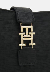 Tommy Hilfiger PLUSH SHOULDER BAG Handbag black ПЛЮШЕВАЯ СУМКА НА ПЛЕЧО сумочка черный