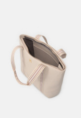 Tommy Hilfiger Tote bag feather white / oatmilk mix Сумка смесь овсяного молока с белым пером