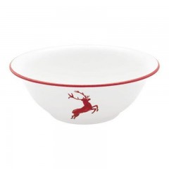 Gmundner Keramik Gmundner Keramik Rubinroter Hirsch Salatschussel d: 33 cm / h: 14 cm / 4,5 L Керамическая салатница Gmundner Ruby Red Deer D: 33 см / высота: 14 см / 4,5 л