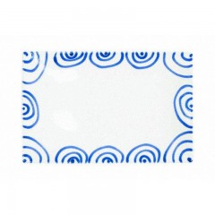 Gmundner Keramik Gmundner Keramik Blaugeflammt Platte rechteckig 30x20x2,5 cm Gmundner керамическая тарелка с синим пламенем прямоугольная 30x20x2,5 см