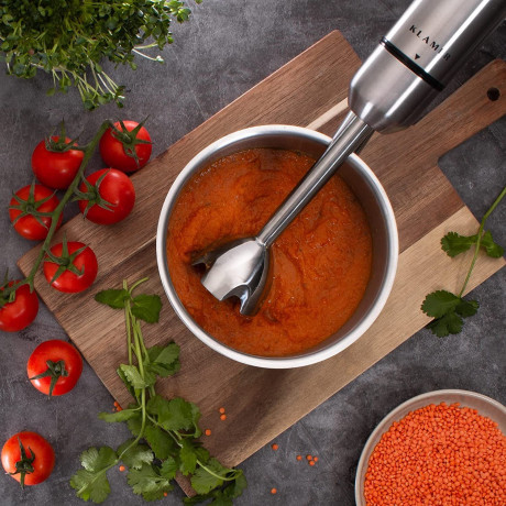 KLAMER KLAMER Stabmixer KLAMER Stabmixer Set 1000 Watt, 4 in 1 Purierstab Edelstahl mit Smart…  Ручной блендер KLAMER Набор ручных блендеров KLAMER мощностью 1000 Вт, очищающий стержень 4 в 1 из нержавеющей стали с…