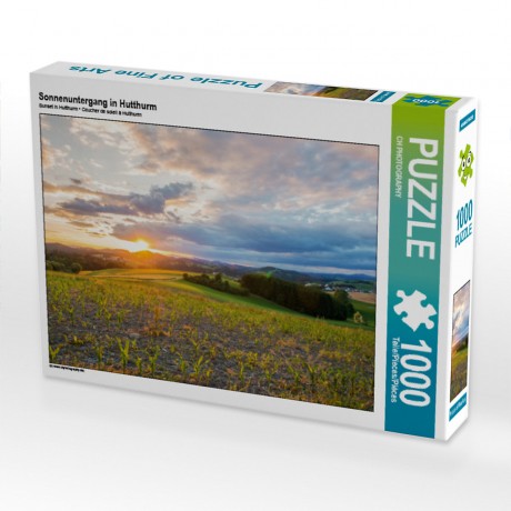 CALVENDO Puzzle CALVENDO Puzzle Sonnenuntergang in Hutthurm Пазл CALVENDO Puzzle Закат в Хаттурме