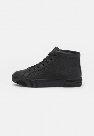 Tommy Hilfiger MONOGRAM  High-top trainers black MONOGRAM Высокие кроссовки черный