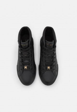 Tommy Hilfiger MONOGRAM  High-top trainers black MONOGRAM Высокие кроссовки черный