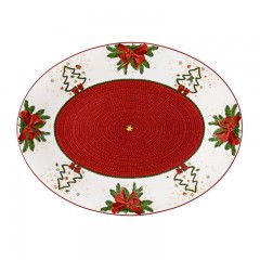 Hutschenreuther Hutschenreuther Weihnachtszeit Stollenplatte 30x23 cm Hutschenreuther Рождественская тарелка 30x23 см