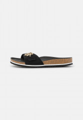 Tommy Hilfiger MOLDED FOOTBED FLAT  Mules black ПЛАТФОРМА С ФОРМОВАННЫМИ СТУПИЦАМИ Мюли черный
