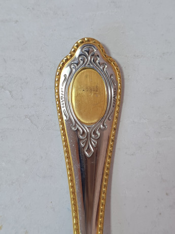 Набор ложек для сахара винтажный Solingen, 4шт х 15см, Германия, 1970-80гг.