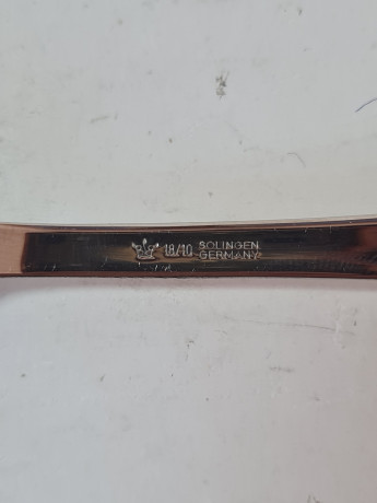 Набор ложек для сахара винтажный Solingen, 4шт х 15см, Германия, 1970-80гг.