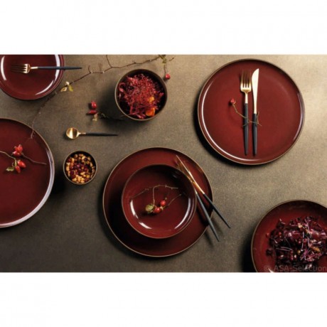 ASA SELECTION ASA Kolibri Rusty Red Schale d: 18 cm / h: 4,5 cm Миска ASA Hummingbird Rusty Red d: 18 см / высота: 4,5 см