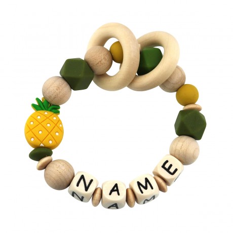 elefantasie Greifling Ananas personalisiert mit Namen Игрушка для захвата ананаса