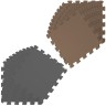 LittleTom Puzzlematte Uni Grau Braun 20 Teile Коврик-пазл Uni Grey Brown 20 деталей