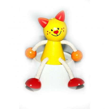 HESS Holzspielzeug Schwingfigur Katze Деревянная качающаяся игрушка-кошка