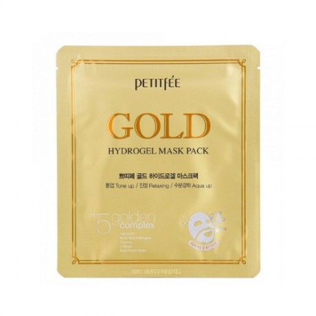 Petitfee Gold Hydrogel Mask Pack  Золотая маска с гидрогелем