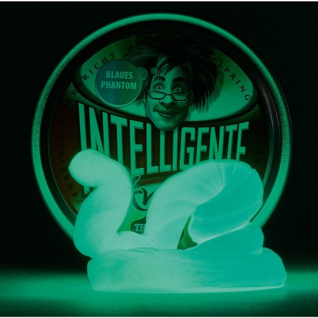TrendBuzz Intelligente Knete: Blaues Phantom inkl. Schwarzlicht-Lampe Интеллектуальная замазка: синий фантом с лампой черного света