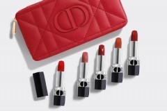 DIOR ROUGE DIOR Kollektion nachfüllbarer Lippenstifte Коллекция многоразовых помад, Цвета от кутюр и цветочный уход за губами, 5 шт.