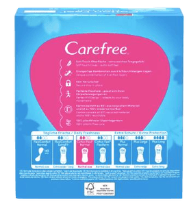 Carefree Slipeinlage Cotton Feel Normal 56 St, Прокладки ежедневные Cotton Normal 56 шт, 2 упаковки (112 шт)