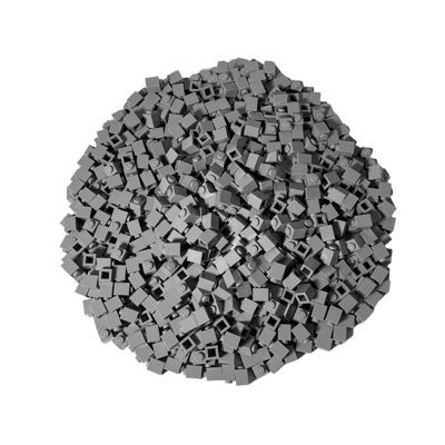 LEGO LEGO 1x1 Steine Hellgrau - 500 Stuck - Light bluish grey bricks 3005 LEGO 1x1 Bricks Light Grey — 500 штук — Светло-голубовато-серые кубики 3005