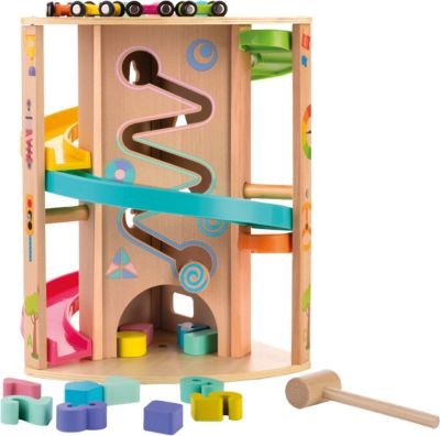 JOHN Kugelbahn Rolli Multifunktion Holz Мраморная дорожка для инвалидной коляски многофункциональная деревянная