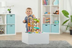 JOHN Kugelbahn Rolli Multifunktion Holz Мраморная дорожка для инвалидной коляски многофункциональная деревянная