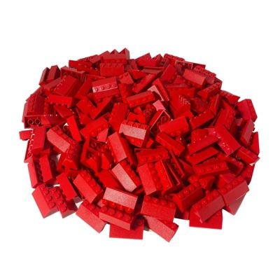 LEGO LEGO 2x4 Dachsteine Rot - 250 Stueck - Red 3037 NEU Черепица LEGO 2x4 красная - 250 штук - Красный 3037 НОВИНКА
