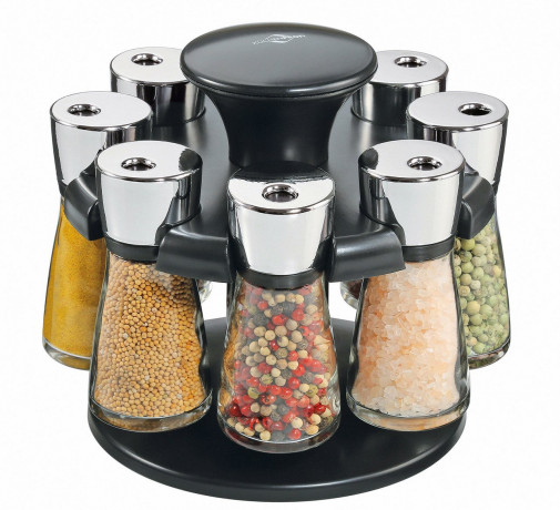 Kucchenprofi KUcCHENPROFI Gewucrzkarussell RONDO schwarz/ silber КУХНЯ ПРОФИ карусель для специй RONDO