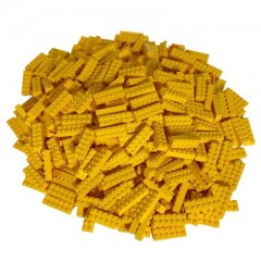 LEGO LEGO 2x6 Steine gelb - 500 Stuck - Yellow bicks 2456 LEGO 2x6 кирпичи желтые - 500 штук - Желтые кубики 2456